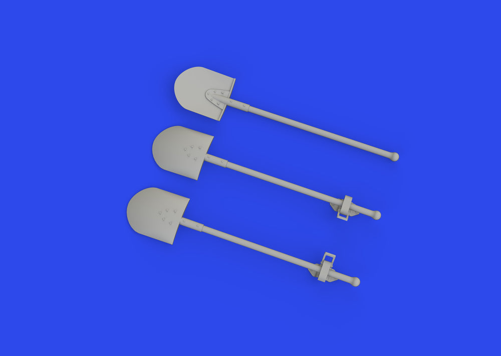 Eduard Brassin ED635025 1:35 WWII German shovels