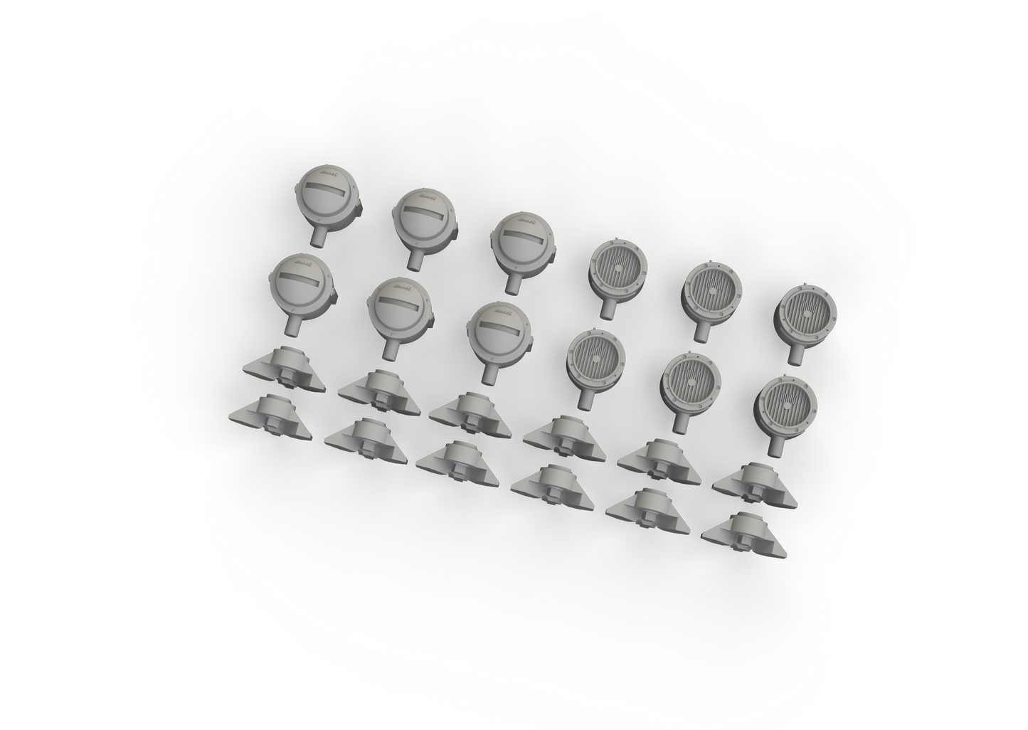 Eduard Brassin ED635029 1:35 WWII German lamp headlights