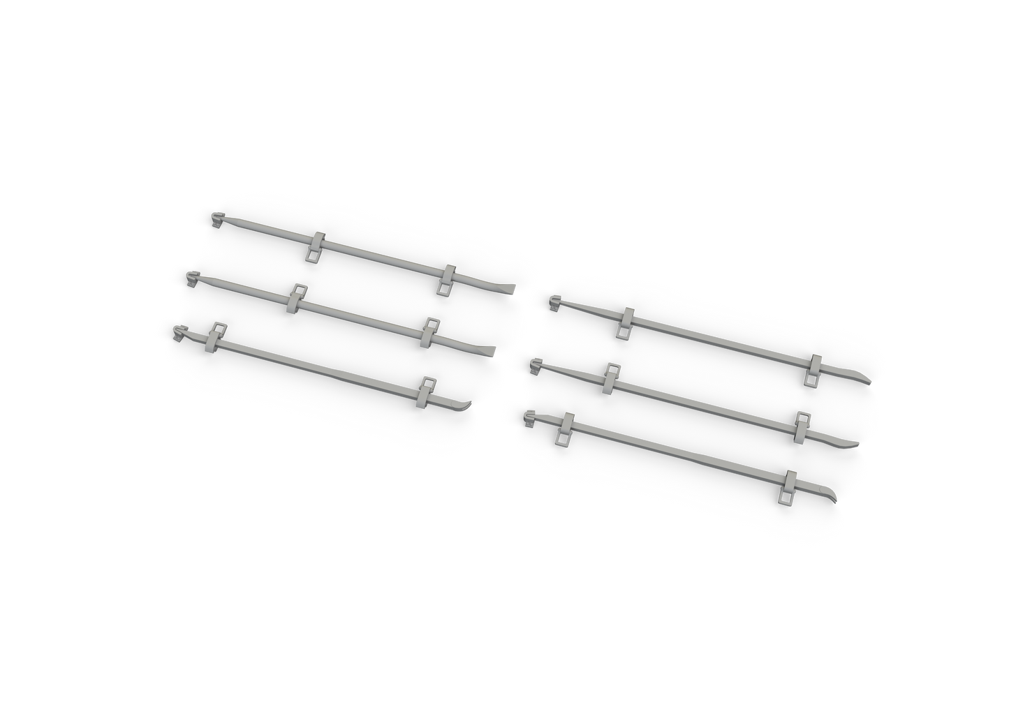 Eduard Brassin ED635030 1:35 WWII German crowbars