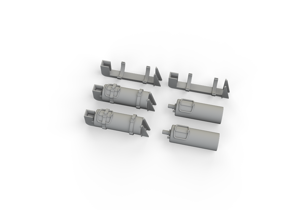 Eduard Brassin ED635034 1:35 WWII German fire extinguishers