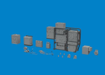 Eduard Brassin ED635039 Sd.Kfz.251/6 Ausf.C radio equipment 3D-Printed 1:35