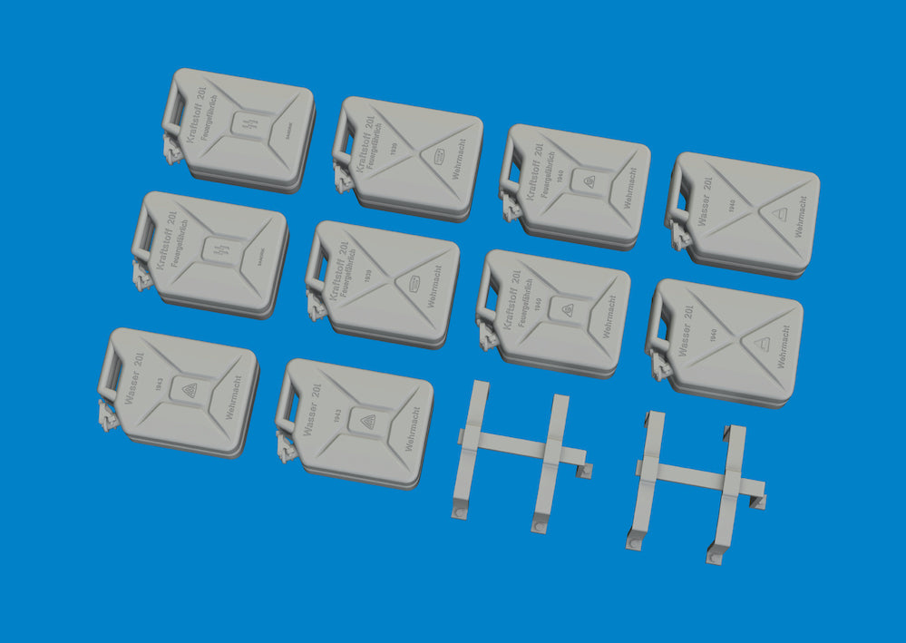 Eduard Brassin ED635040 1:35 WWII German Jerry Cans