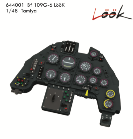 Eduard Brassin ED644001 Bf-109G-6 LooK Instrument Panel 1:48