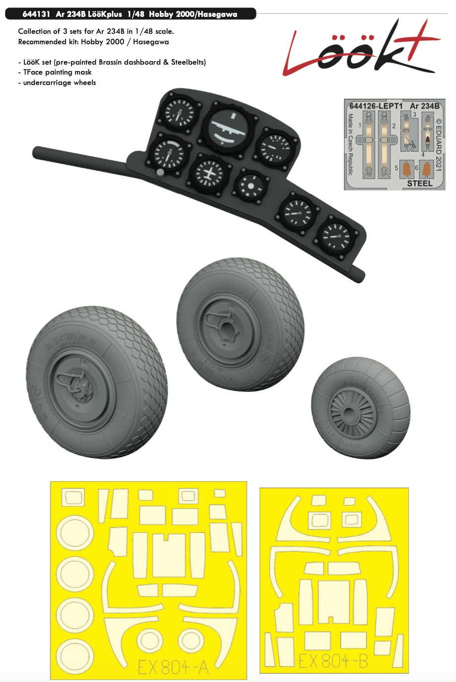 Eduard Brassin ED644131 1:48 Arado Ar-234B LooKplus