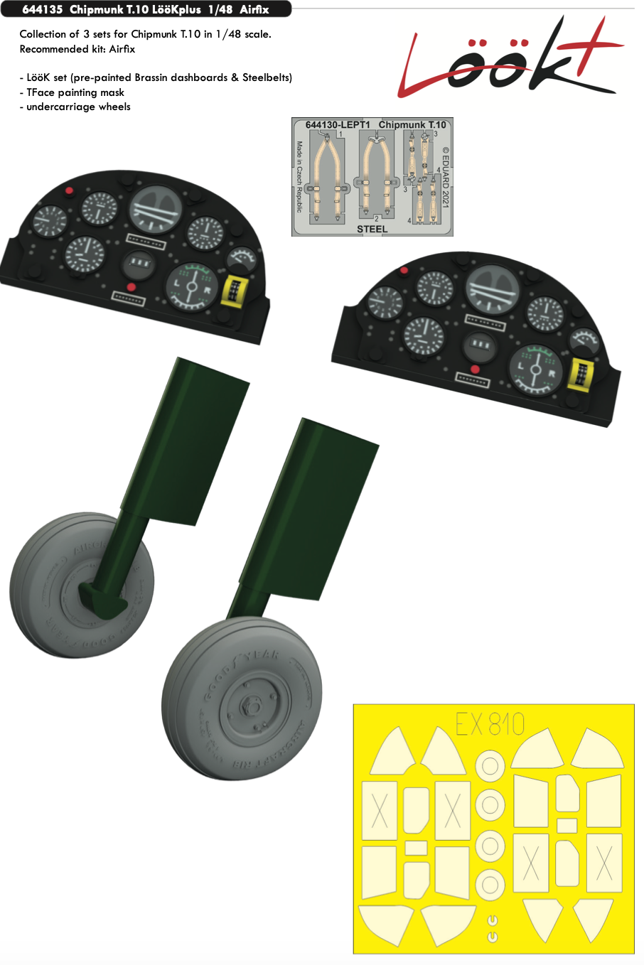 Eduard Brassin ED644135 1:48 de Havilland Chipmunk T.10 LooKplus