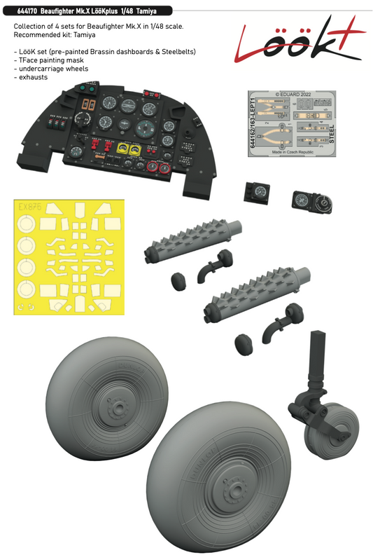 Eduard Brassin ED644170 1:48 Bristol Beaufighter Mk.X LooK plus
