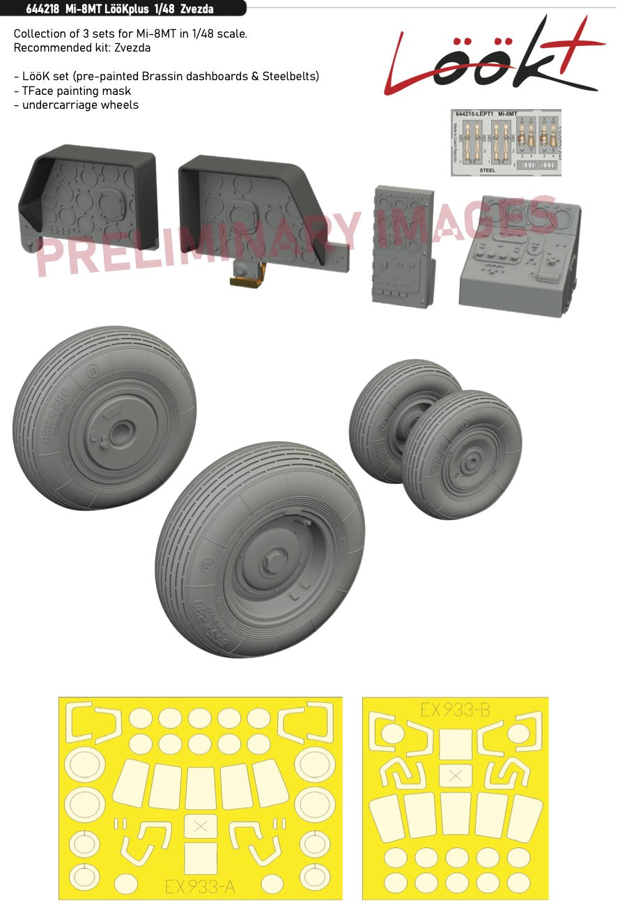 Eduard Brassin ED644218 1:48 Mil Mi-8MT LooK plus