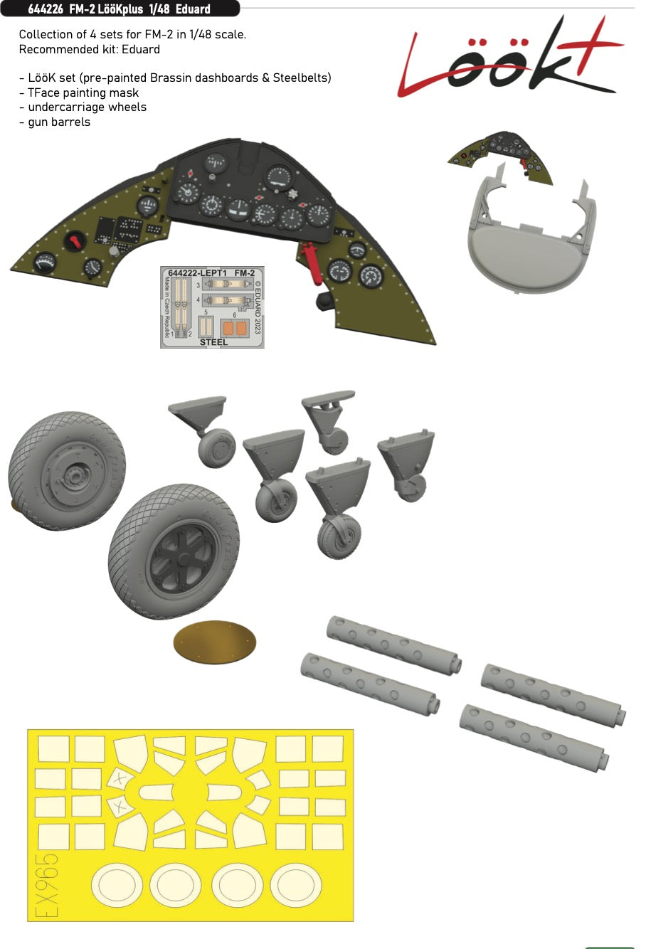 Eduard Brassin ED644226 1:48 General-Motors FM-2 LooK plus