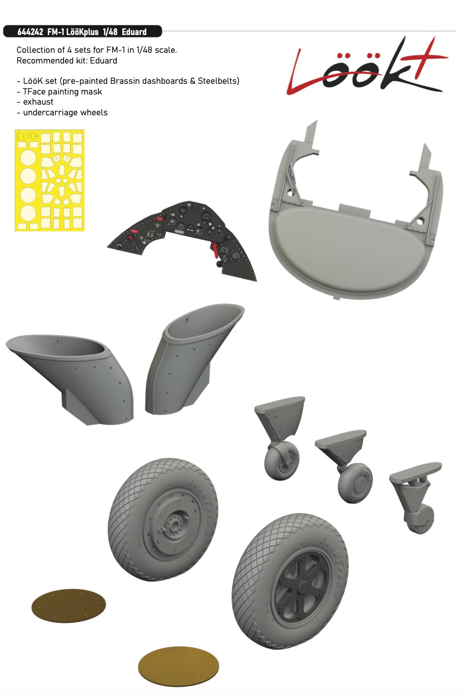 Eduard Brassin ED644242 1:48 General-Motors FM-1 Wildcat LooKplus series