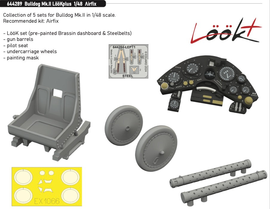 Eduard Brassin ED644289 Bristol Bulldog Mk.II LooKplus series 1:48