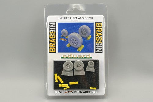 Eduard Brassin ED648017 F-22A Raptor Weighted Wheels 1:48