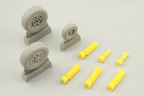 Eduard Brassin ED648017 F-22A Raptor Weighted Wheels 1:48