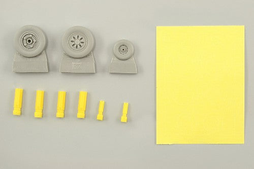 Eduard Brassin ED648017 F-22A Raptor Weighted Wheels 1:48