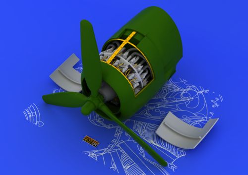 Eduard Brassin ED648056 1:48 Grumman Hellcat F6F-3/F6F-5 R-2800-10 engine