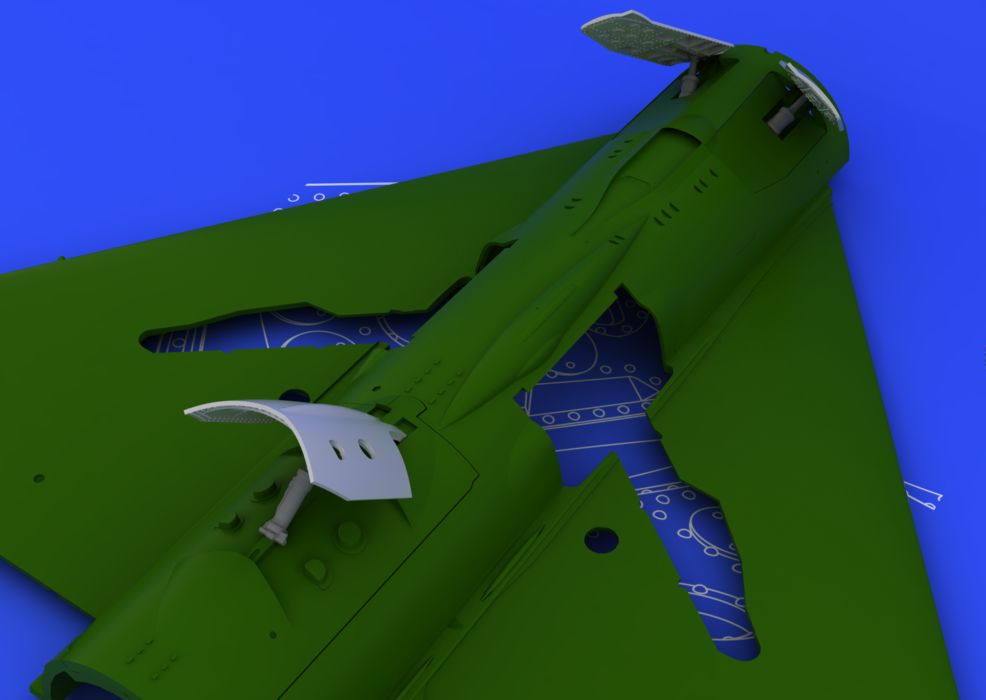 Eduard Brassin ED648064 1:48 Mikoyan MiG-21 late airbrakes