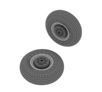 Eduard Brassin ED648072 1:48 Ilyushin Il-2 Stormovik wheels with Wtd tyre effect