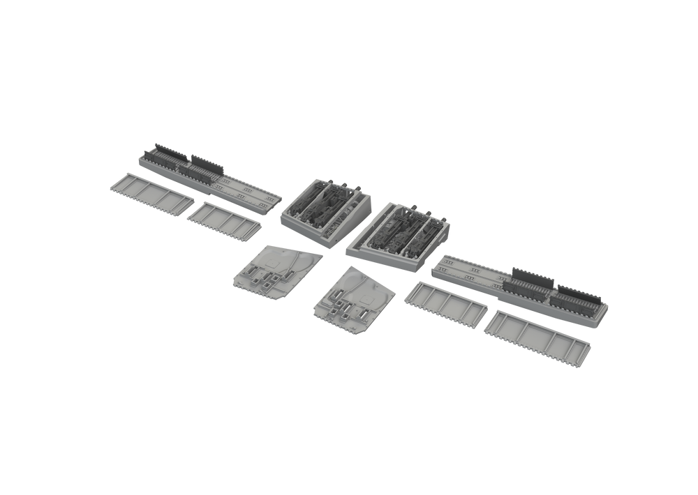 Eduard Brassin ED6481075 Curtiss P-40E Warhawk gun bays 3D-Printed 1:48