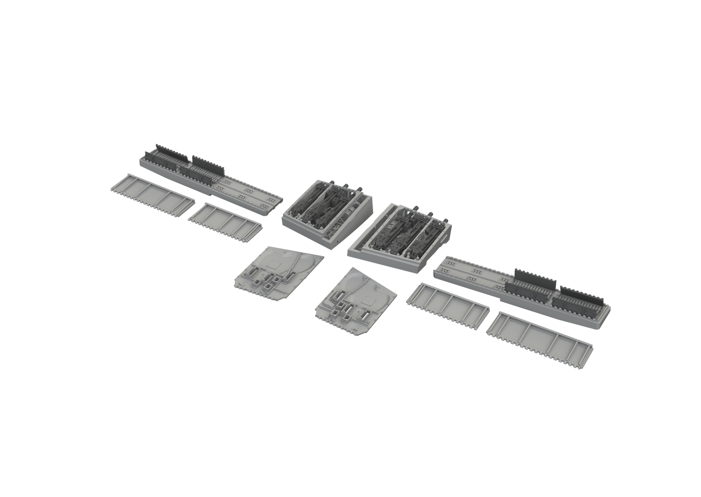 Eduard Brassin ED6481075 Curtiss P-40E Warhawk gun bays 3D-Printed 1:48