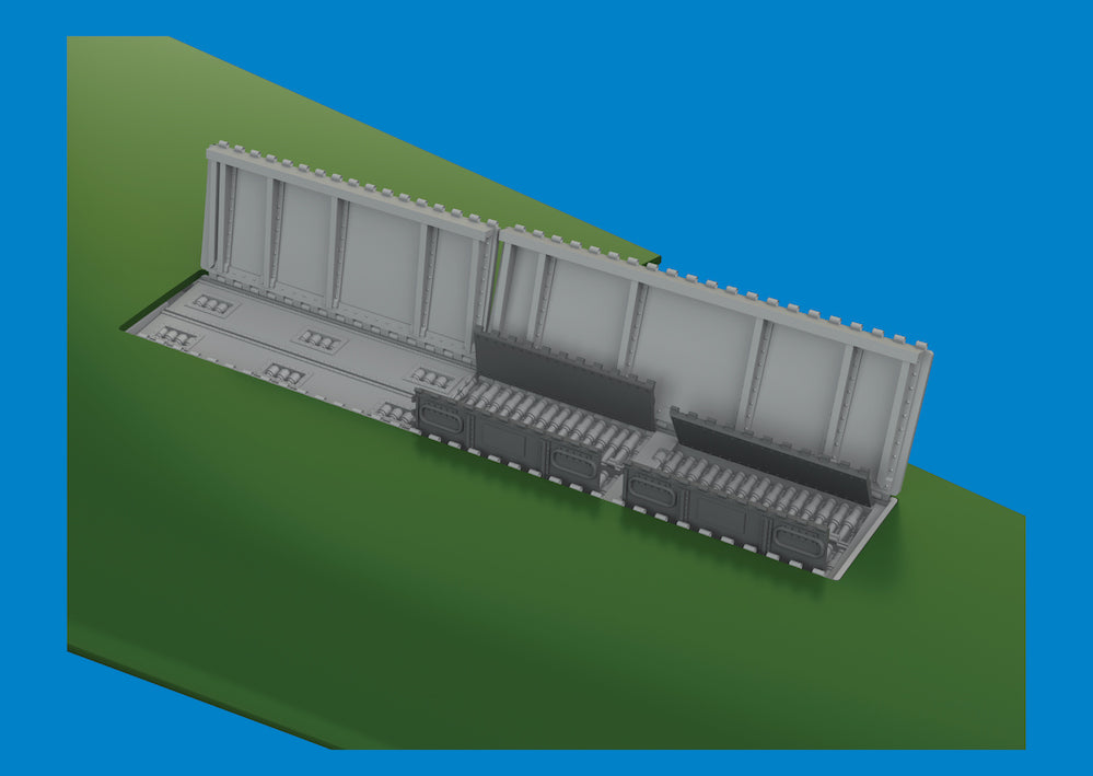 Eduard Brassin ED6481075 Curtiss P-40E Warhawk gun bays 3D-Printed 1:48