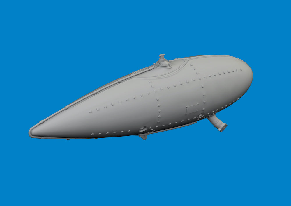 Eduard Brassin ED6481085 Curtiss P-40E Warhawk 52gal drop tank 3D-Printed 1:48