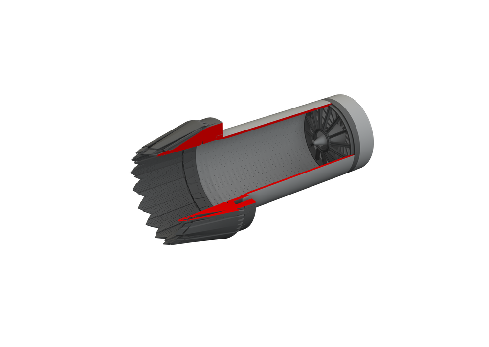 Eduard Brassin ED6481087 1:48 F-35C Lightning II Exhaust Nozzle 3D-Print