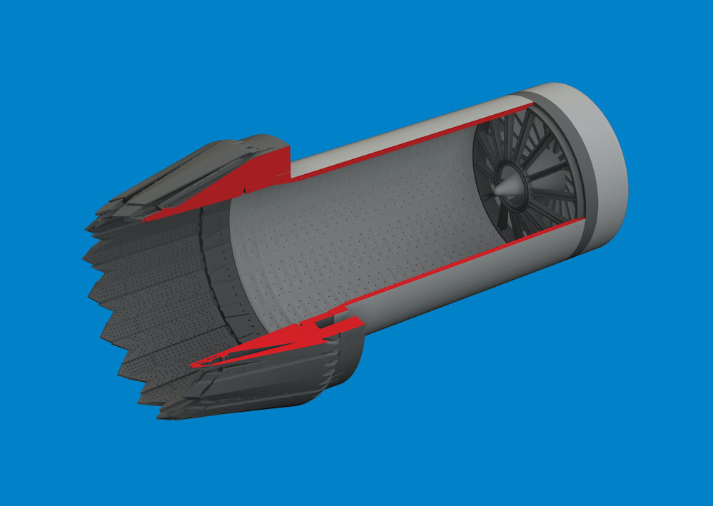 Eduard Brassin ED6481087 1:48 F-35C Lightning II Exhaust Nozzle 3D-Print