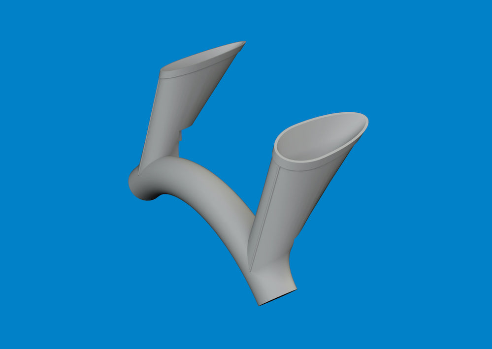 Eduard Brassin ED6481088 Grumman F4F-4 Wildcat exhausts 3D-Printed 1:48