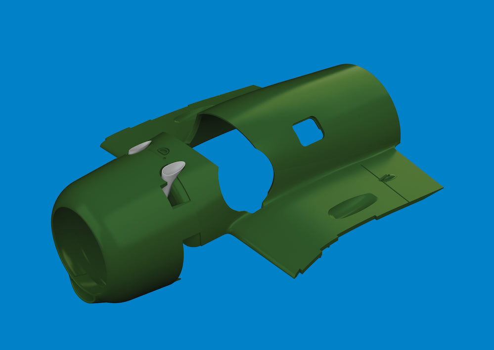 Eduard Brassin ED6481088 Grumman F4F-4 Wildcat exhausts 3D-Printed 1:48