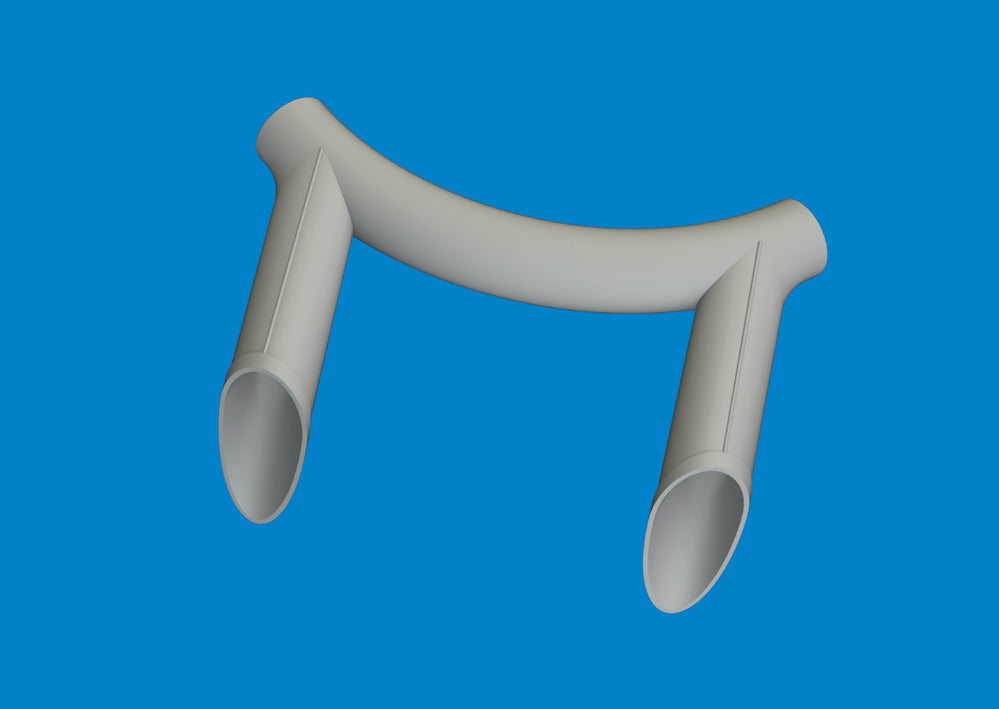 Eduard Brassin ED6481088 Grumman F4F-4 Wildcat exhausts 3D-Printed 1:48