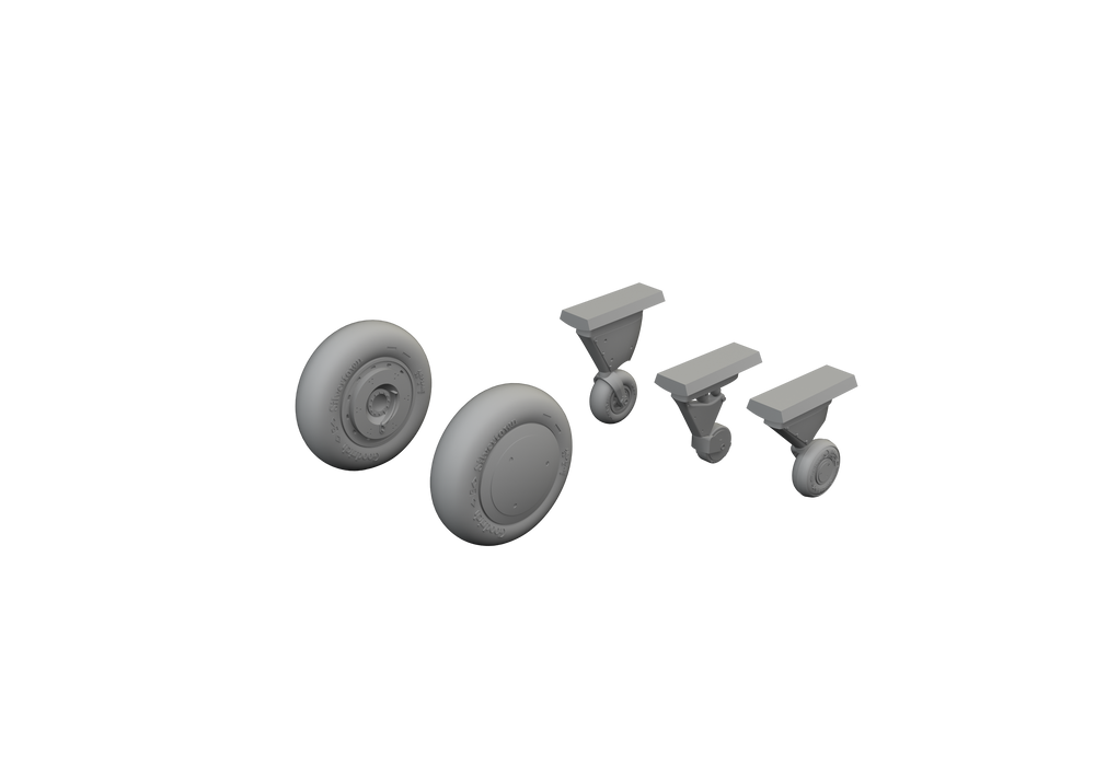 Eduard Brassin ED6481089 Grumman F4F-4 Wildcat wheels early 1:48