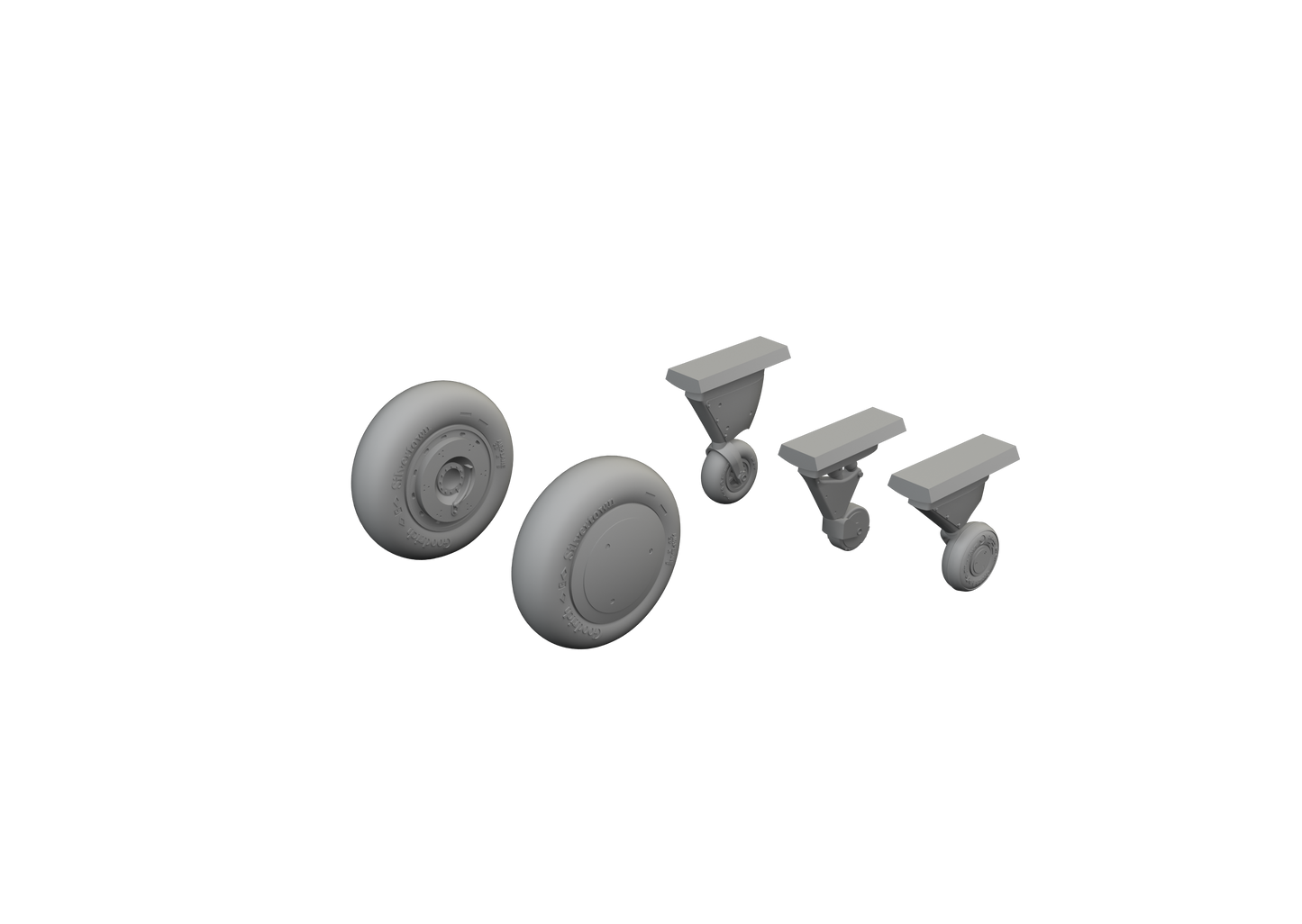 Eduard Brassin ED6481089 Grumman F4F-4 Wildcat wheels early 1:48