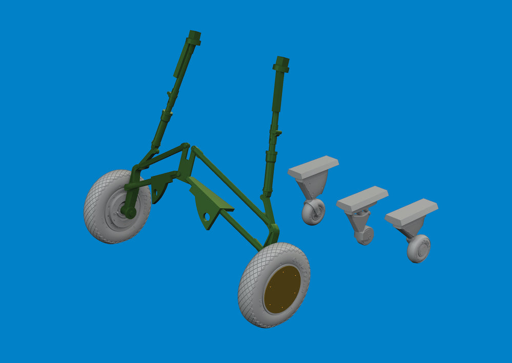 Eduard Brassin ED6481090 Grumman F4F-4 Wildcat wheels late 1:48