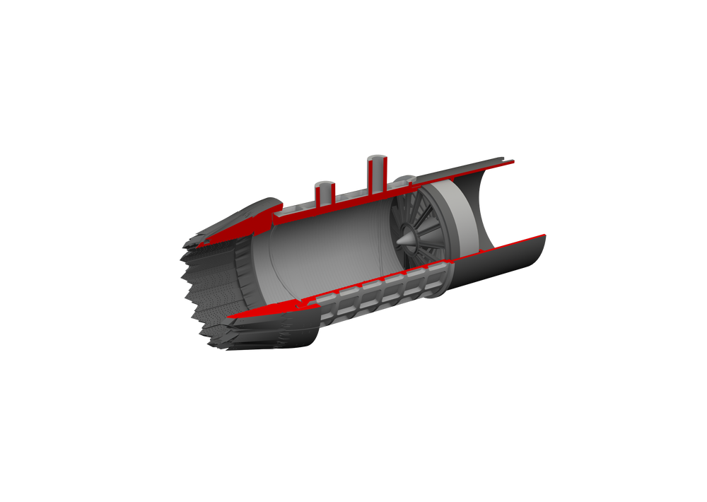 Eduard Brassin ED6481091 Lockheed-Martin F-35B exhaust nozzle 3D-Printed 1:48