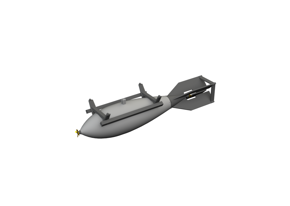 Eduard Brassin ED6481093 Mitsubishi A6M5/A6M7 Zero 500kg bomb 3D-Printed 1:48