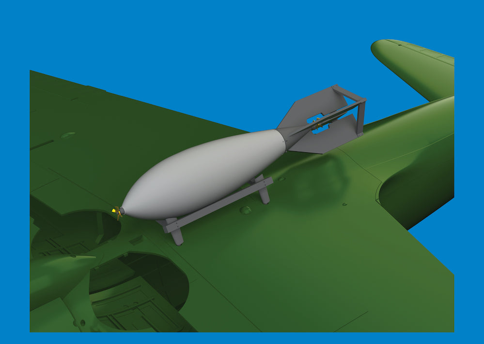 Eduard Brassin ED6481093 Mitsubishi A6M5/A6M7 Zero 500kg bomb 3D-Printed 1:48