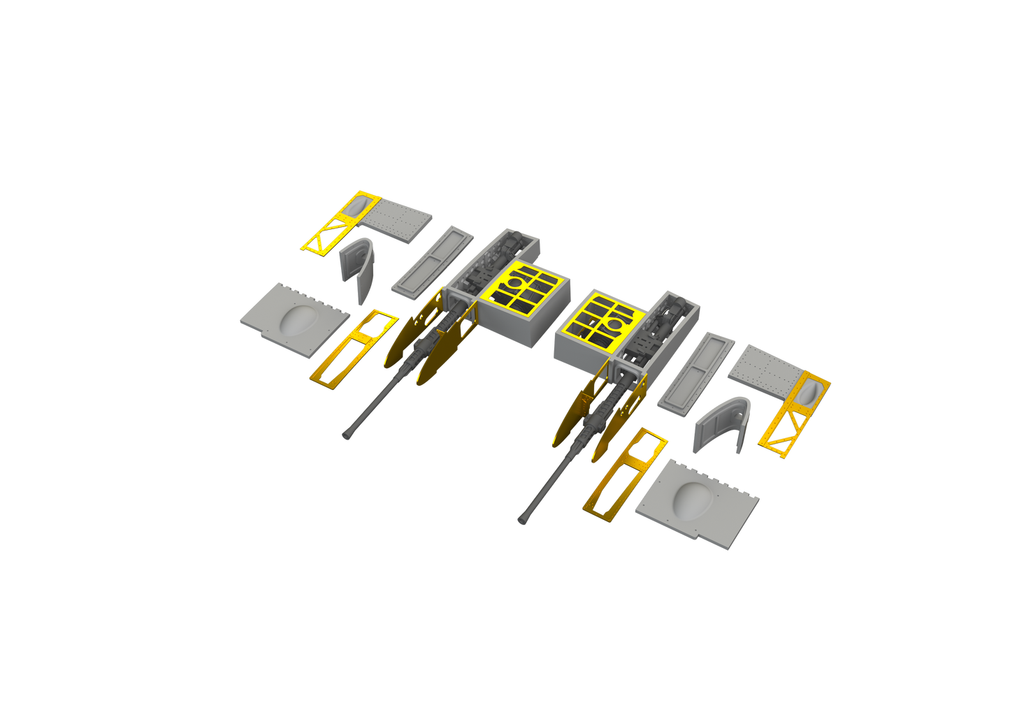 Eduard Brassin ED6481095 1:48 Mitsubishi A6M5 Zero Type 52 gun bays 3D-Printed