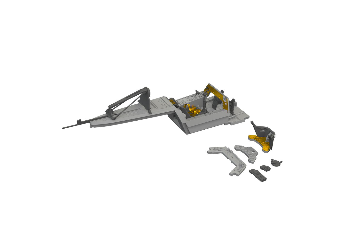 Eduard Brassin ED6481101 1:48 Focke-Wulf Fw-190A-6 cockpit 3D-Printed