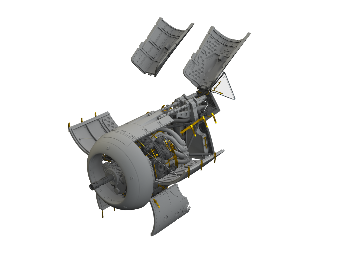 Eduard Brassin ED6481102 1:48 Focke-Wulf Fw-190A-6 engine