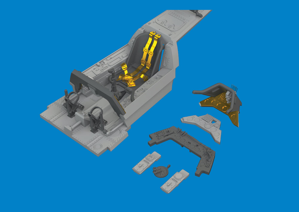 Eduard Brassin ED6481104 Focke-Wulf Fw-190A-4 cockpit 3D-Printed 1:48