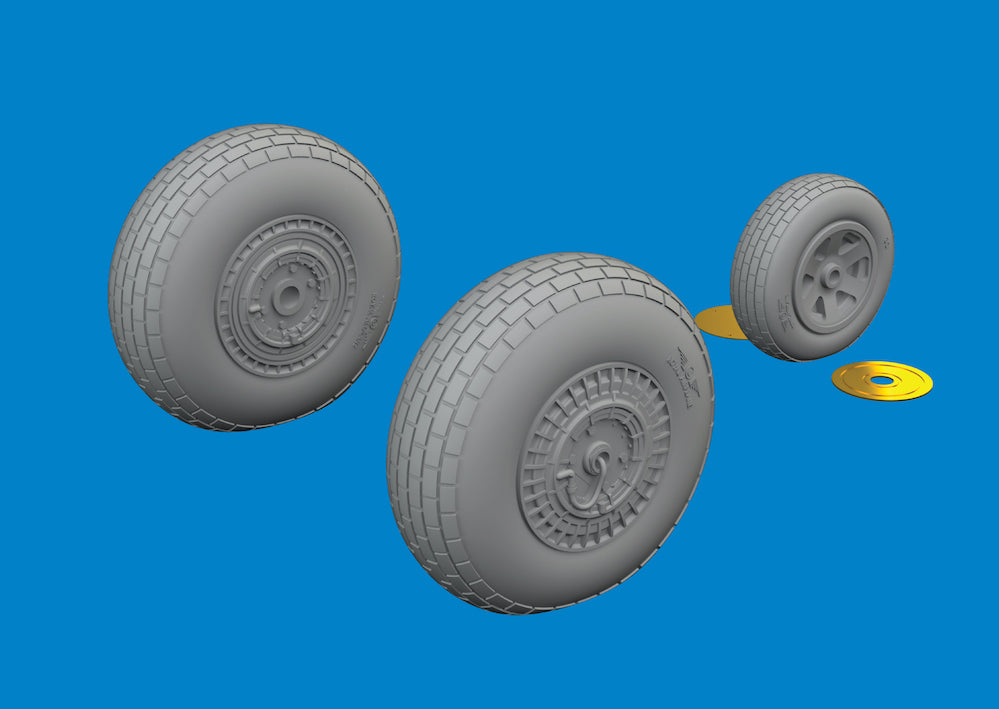 Eduard Brassin ED6481105 Martin B-26G Marauder wheels 1:48