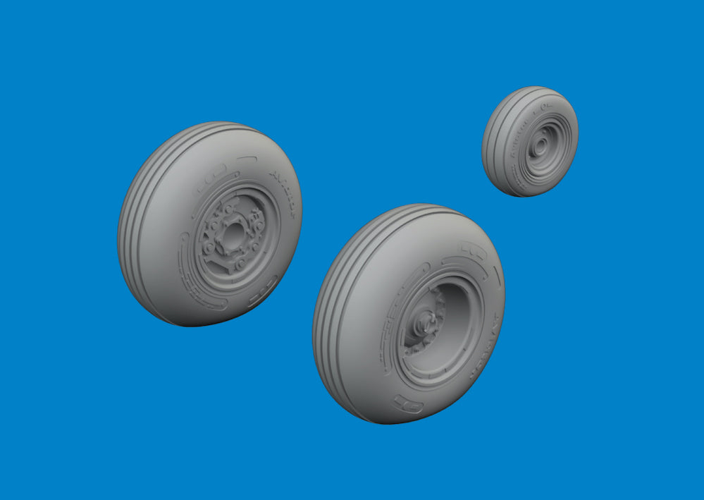 Eduard Brassin ED6481109 Sikorsky UH-60A wheels 1:48
