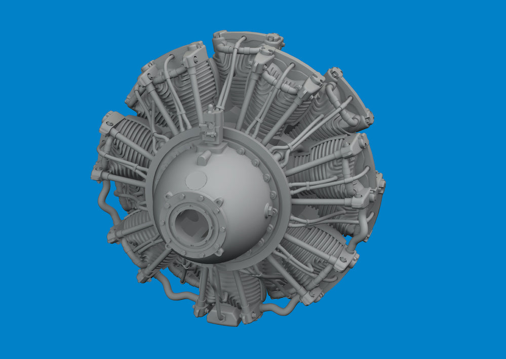 Eduard Brassin ED6481111 Consolidated B-24D Liberator engines 3D-Printed 1:48