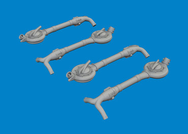 Eduard Brassin ED6481112 B-24D Liberator Turbochargers 3D-Print 1:48
