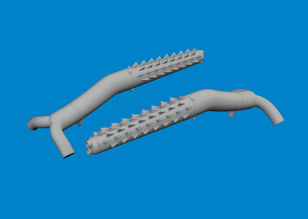 Eduard Brassin ED6481128 1:48 Douglas DB-7B Boston III porcupine flame dampers