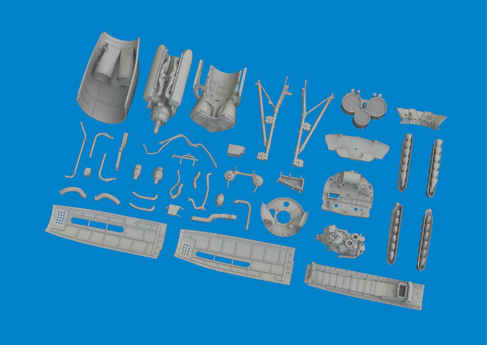 Eduard Brassin ED6481130 1:48 Curtiss P-40N Warhawk engine