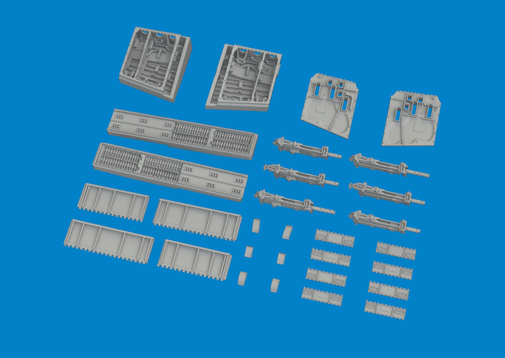 Eduard Brassin ED6481131 1:48 Curtiss P-40N Warhawk gun bays