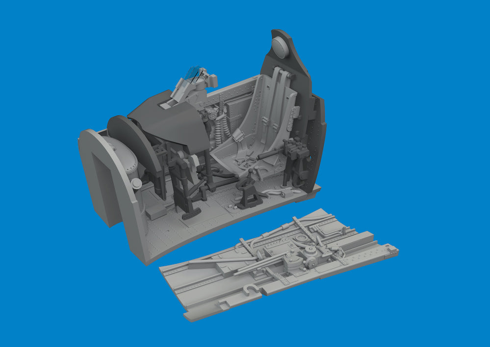 Eduard Brassin ED6481132 1:48 Curtiss P-40N Warhawk cockpit