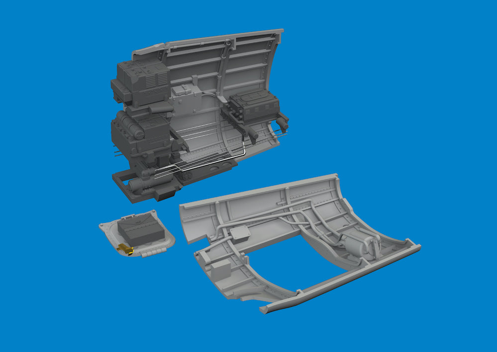 Eduard Brassin ED6481133 1:48 Curtiss P-40N Warhawk radio compartment