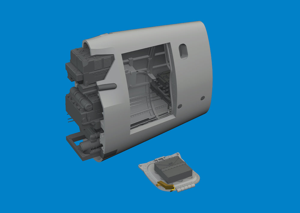 Eduard Brassin ED6481133 1:48 Curtiss P-40N Warhawk radio compartment
