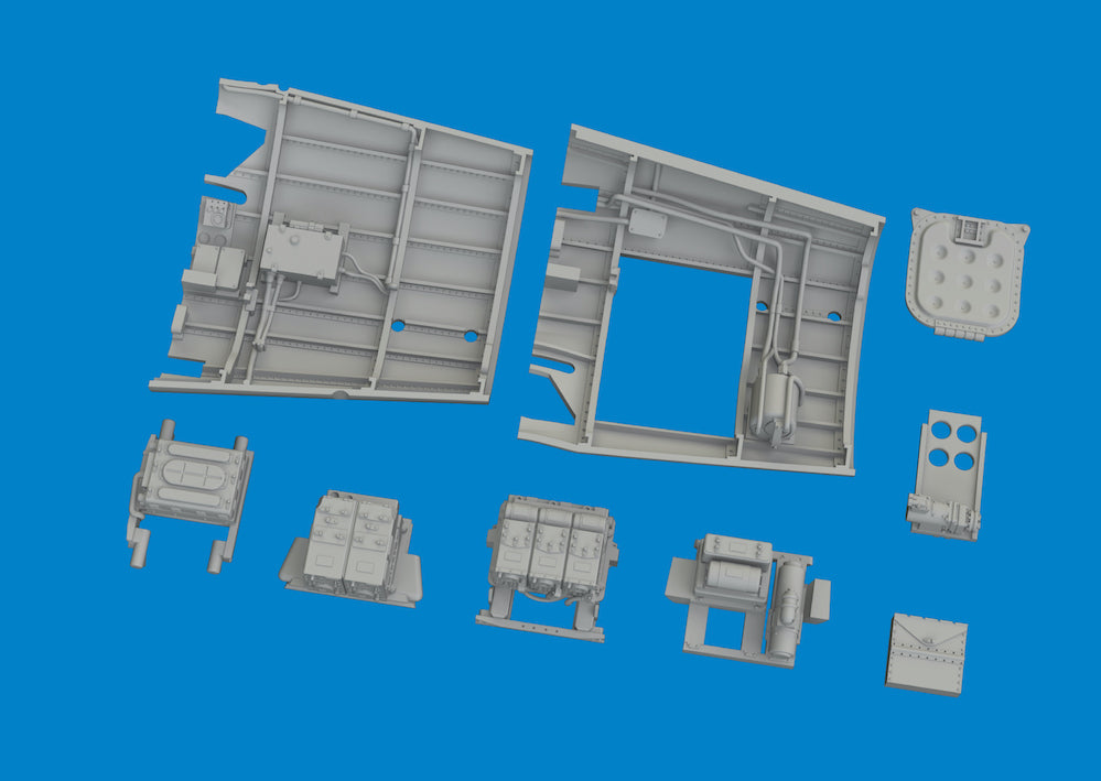 Eduard Brassin ED6481133 1:48 Curtiss P-40N Warhawk radio compartment